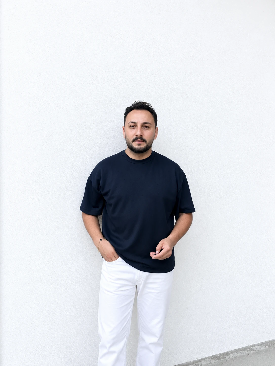 Erkek oysho  kumaş lacivert sweatshirt
