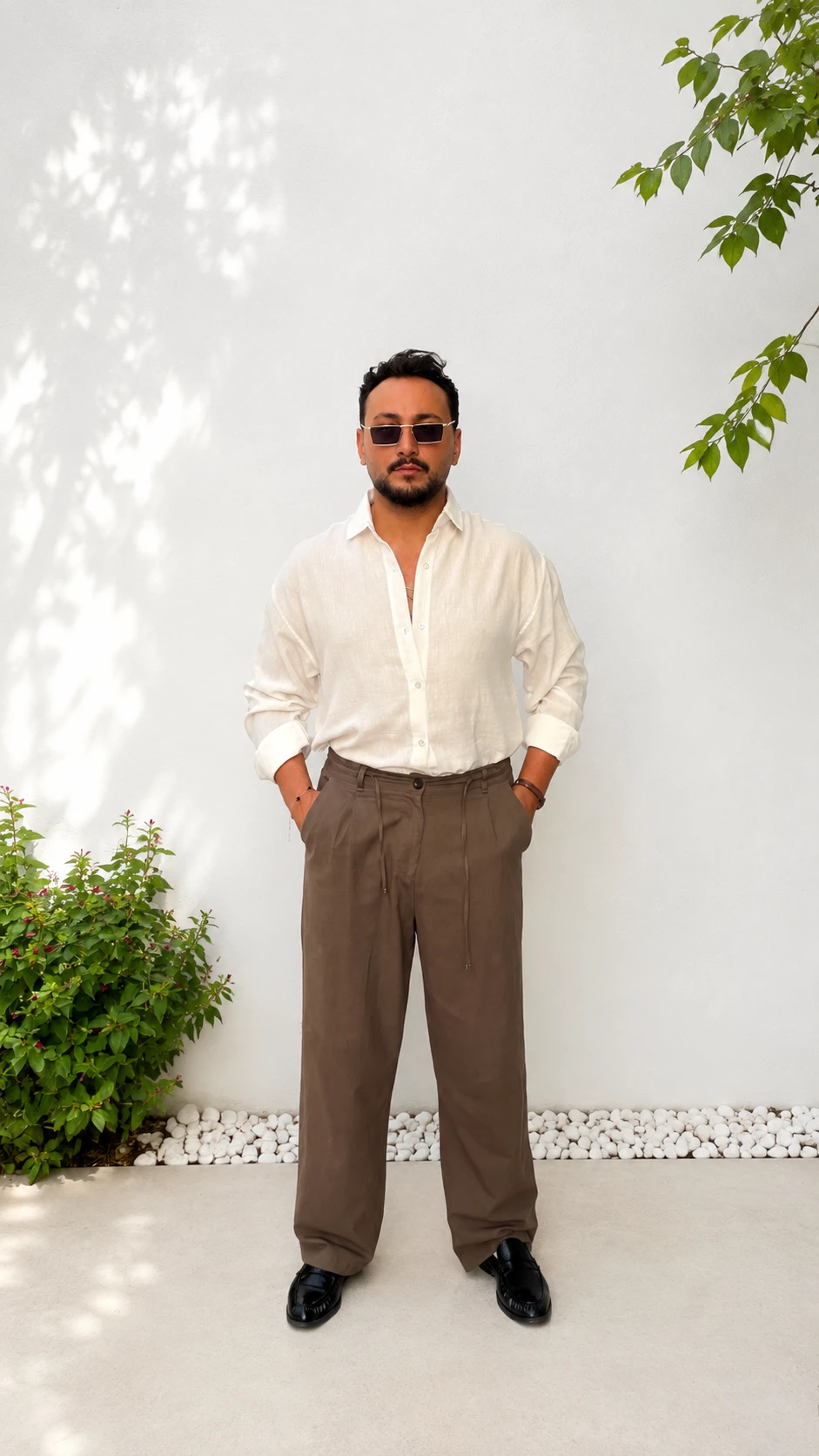 Minimalist Tarz: Kahverengi Keten Pantolon | Jagger